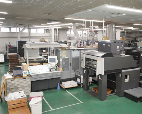 印刷製本所の様子